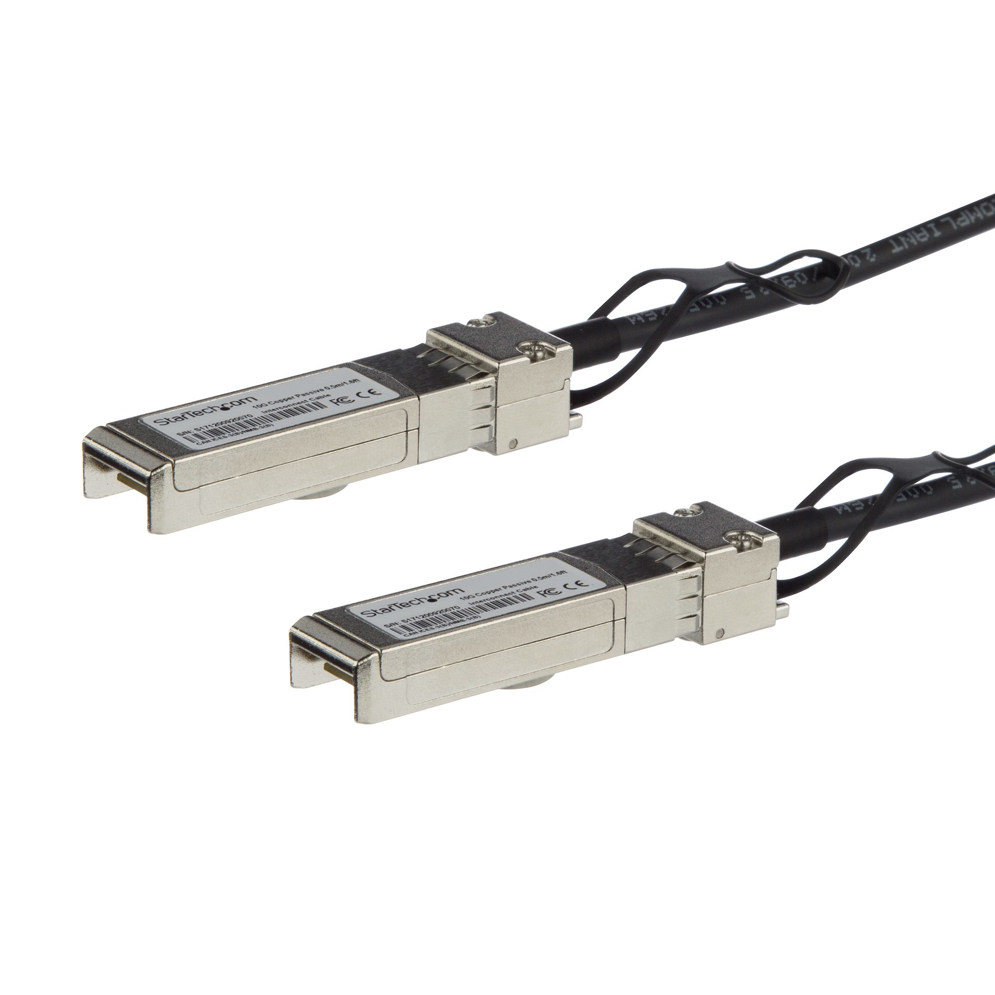 StarTech.com Cable de 0,5m SFP+ Direct Attach Compatible con Cisco SFP-H10GB-CU1M - 10 GbE
