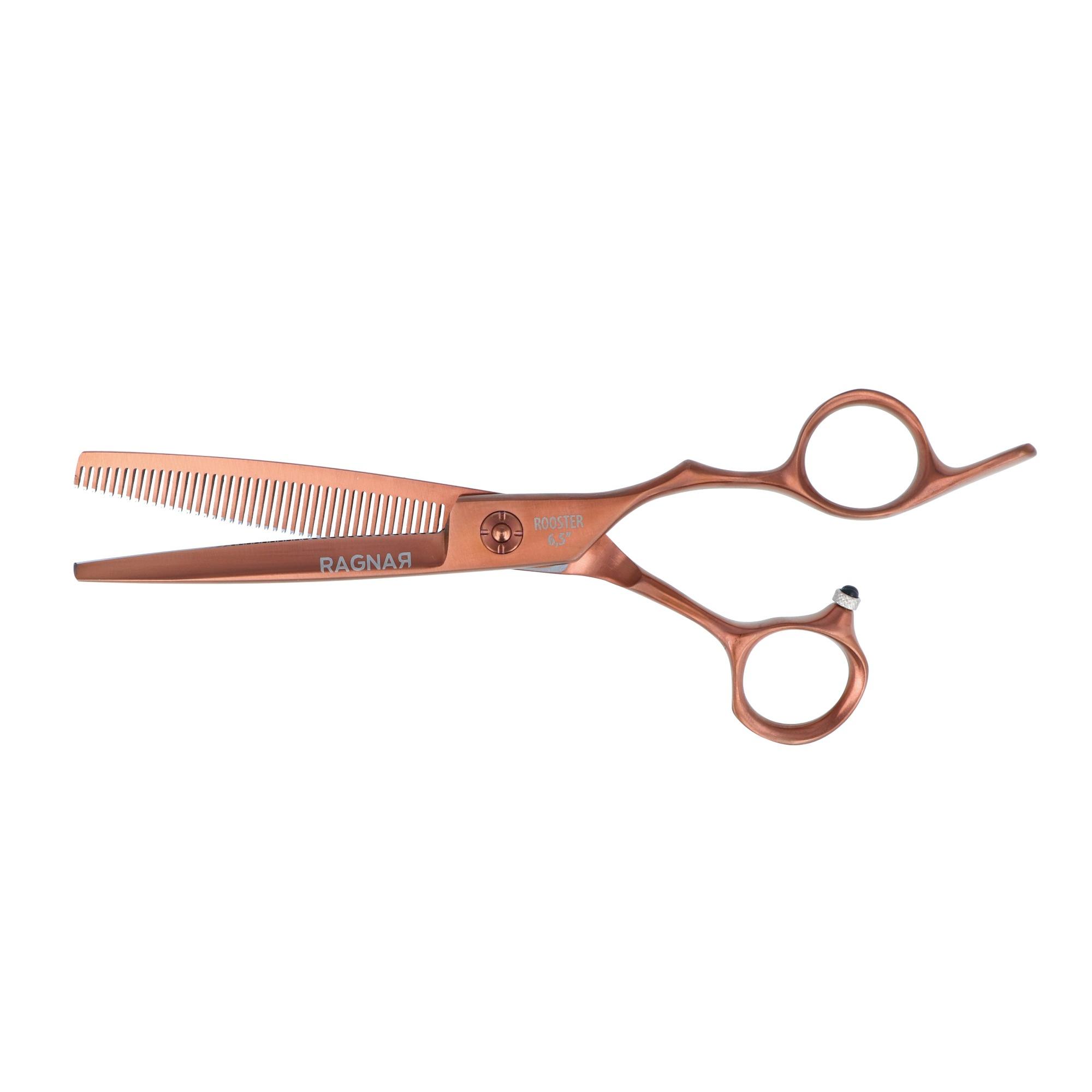 TIJERA BARBERO ESCULPIR 6.5" ROOSTER COBRE (marca: Barber Line)
