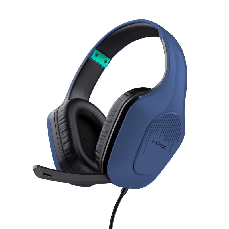 Trust - GXT 415B Zirox Auriculares Alámbrico Diadema Juego Azul 24991