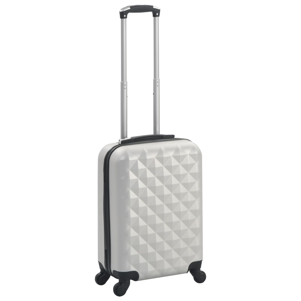 vidaXL Maleta con Ruedas Trolley Rígida ABS Accesorios Transporte Viajes Color Azul,  Negro,  Plateado y mas
