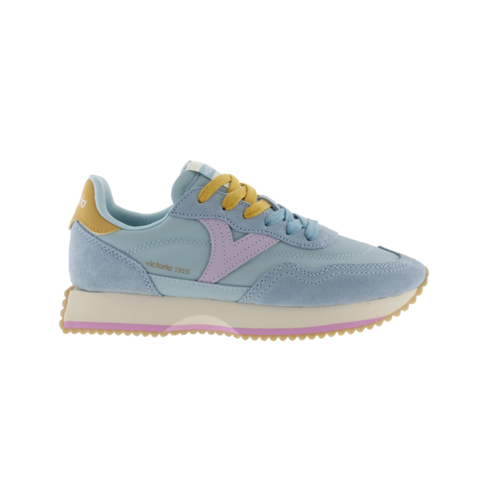 Victoria Cosmos Zapatillas multicolor de nylon con piezas de serraje al tono y suela en sierra 1134117