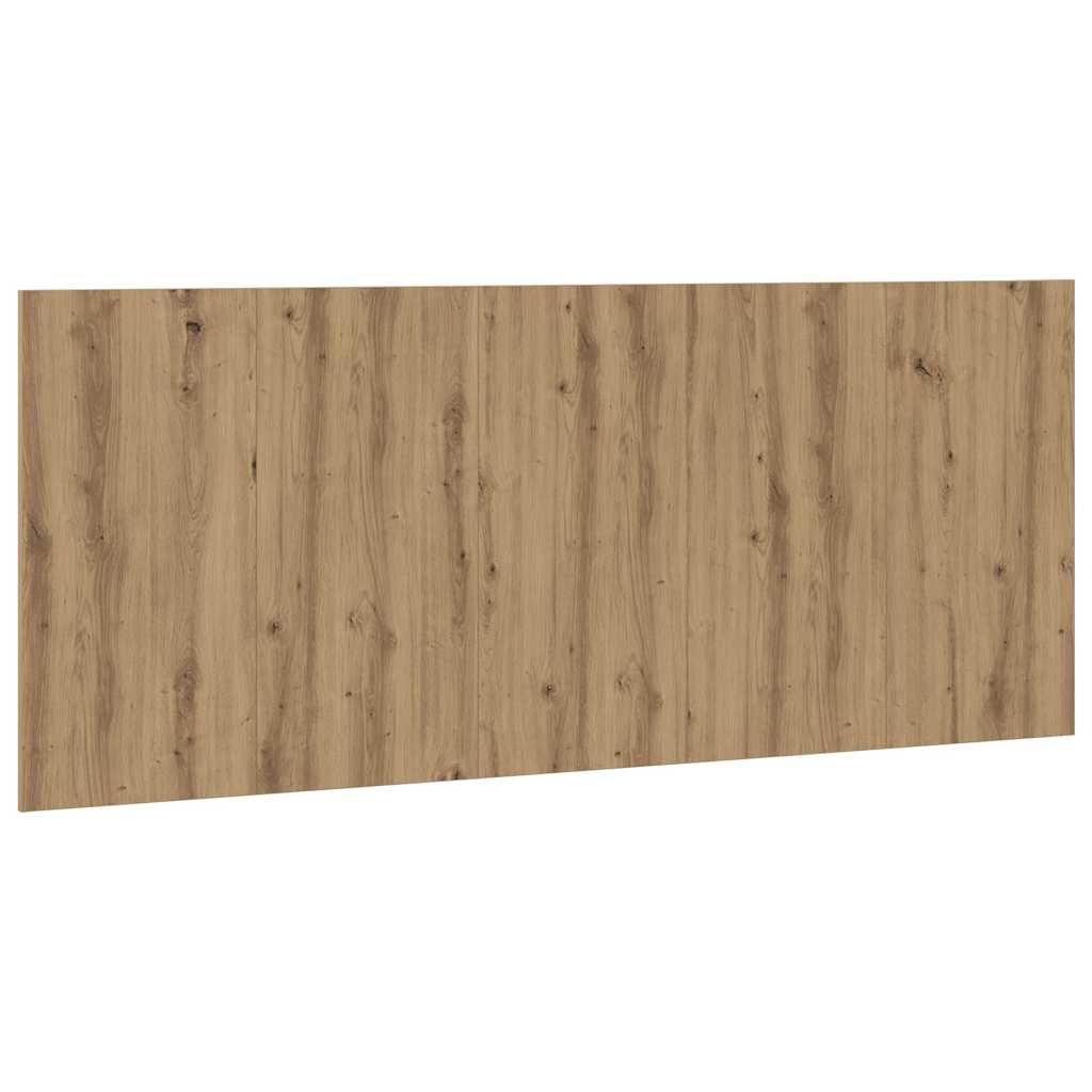 vidaXL Cabecero de cama madera ingeniería roble artisan 200x1,5x80 cm