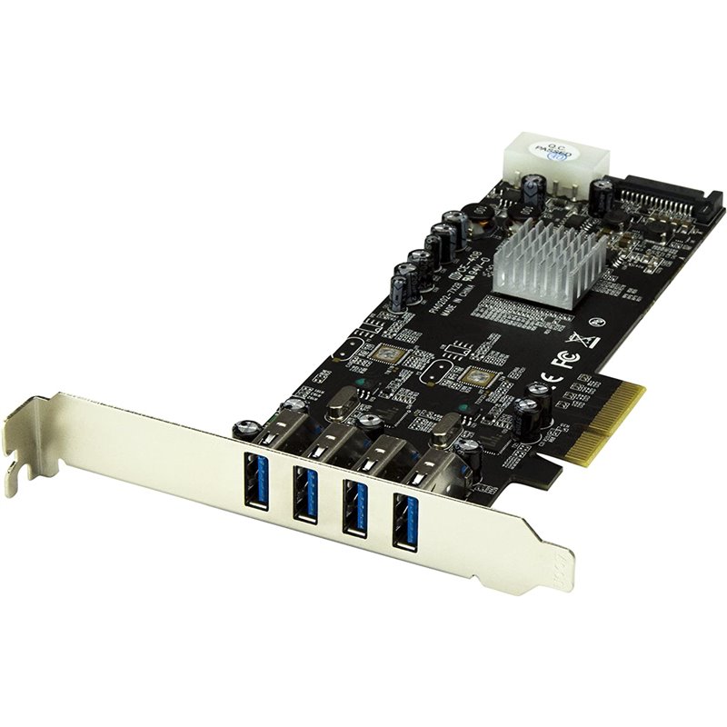 Controladora Pcie Startech Usb 3.0 4P Ext