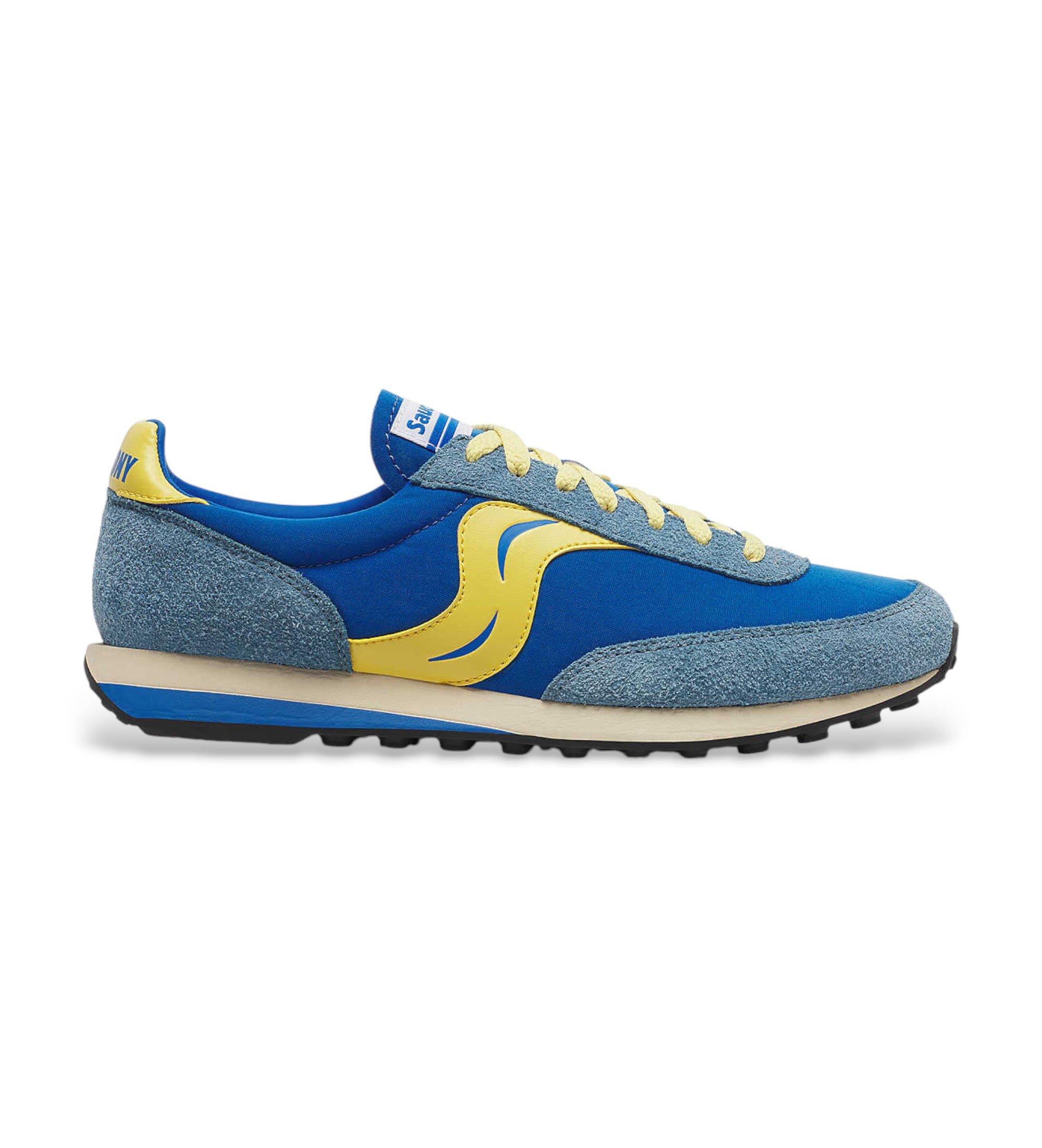 Saucony | Hombre | Zapatillas de Piel Trainer 80 azul
