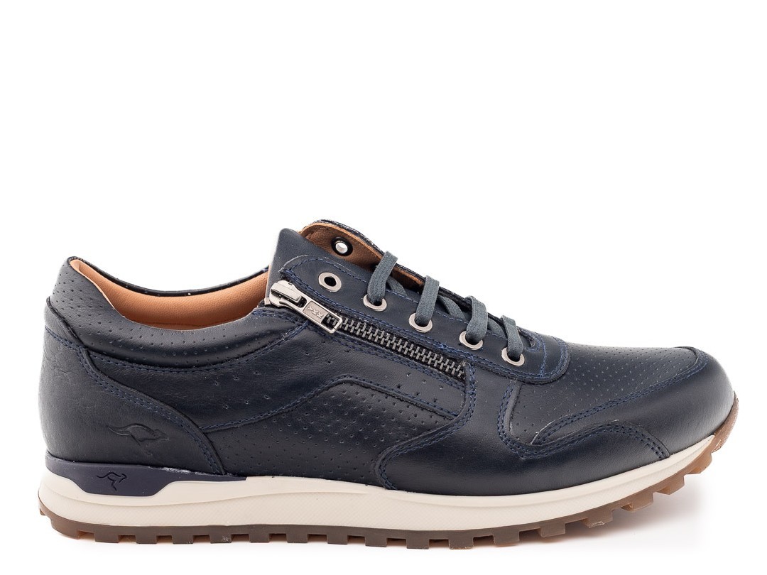 Zapato Deportivo Cremallera Hombre Kangaroos 1049 Azul