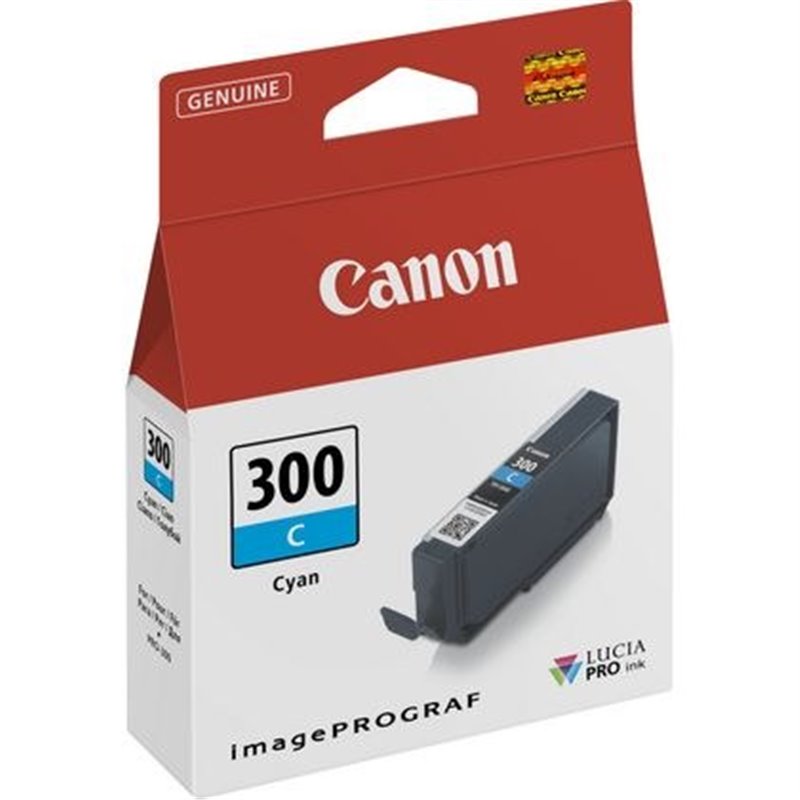Cartucho de impresora Canon PFI-300 C original - cian
