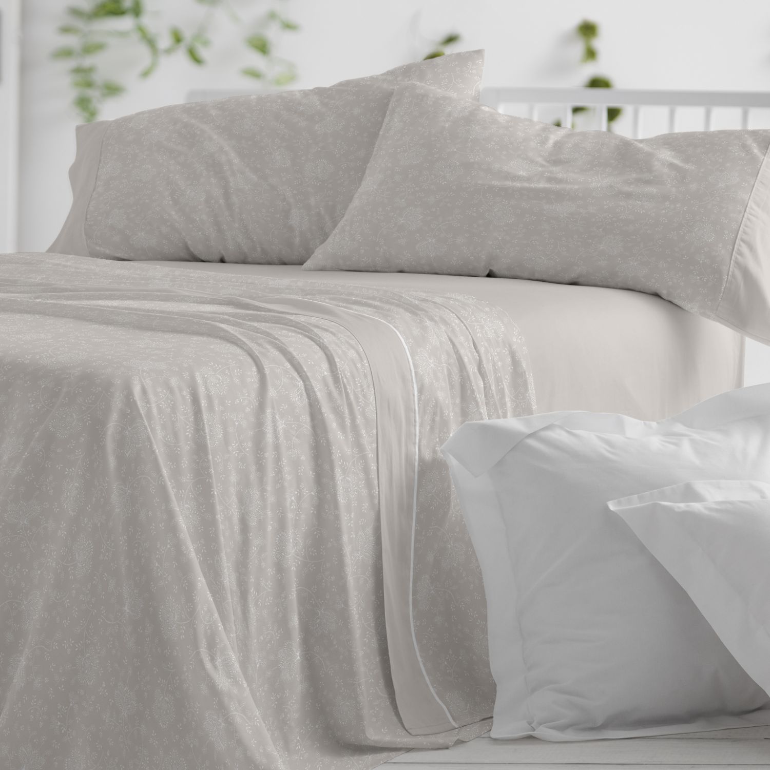 Juego de Sábanas de Franela 100% Algodón - Máxima Calidez para Invierno | Diseño Floral Provenzal | Todas las Medidas de Cama