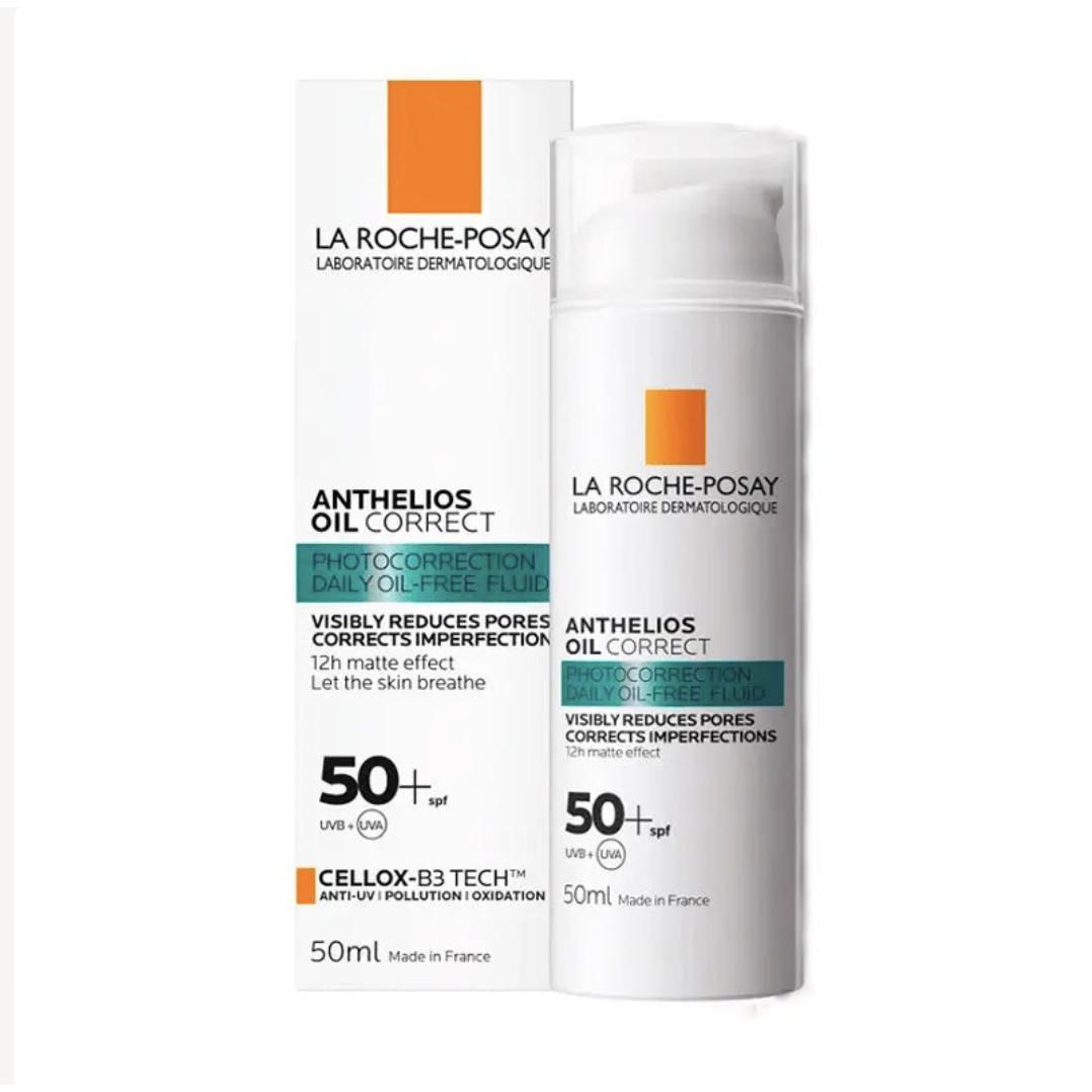 LA ROCHE-POSAY - Crema ANTHELIOS OIL CORRECT SPF 50+