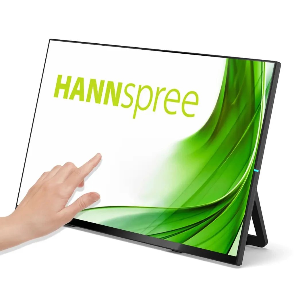 Monitor de Oficina y Teletrabajo LED Hannspree 27" Full HD HT279PPB | 60 Hz, 5 ms, 16 :9, Uso portátil, Conectividad DisplayPort y HDMI, Compatible VESA 100x100