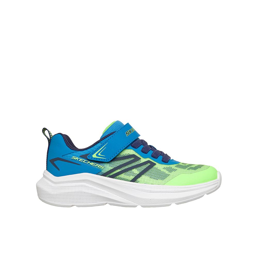 Zapatillas Skechers Niño Microspec Velocity Azul