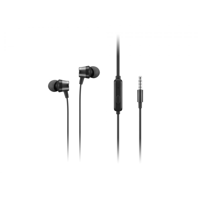 Lenovo - 4XD1J77352 auricular y casco Auriculares Alámbrico Dentro de oído Oficina/Centro de llamadas Negro 4XD1J77352