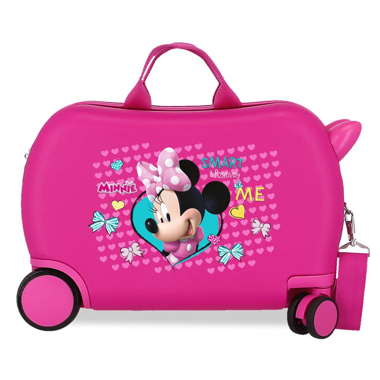 Maleta Infantil Disney Enjoy minnie fucsia 31x45x20cm