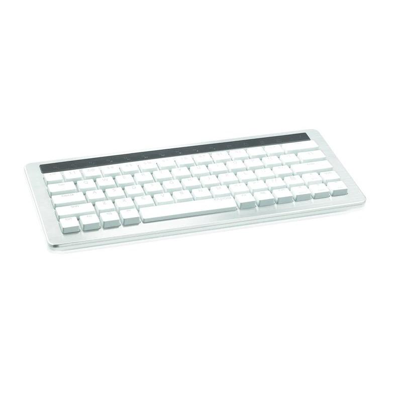 Teclado y Raton (Pack) Hogar y oficina Rapoo 13092  | RF inalámbrico, Plata, Blanco