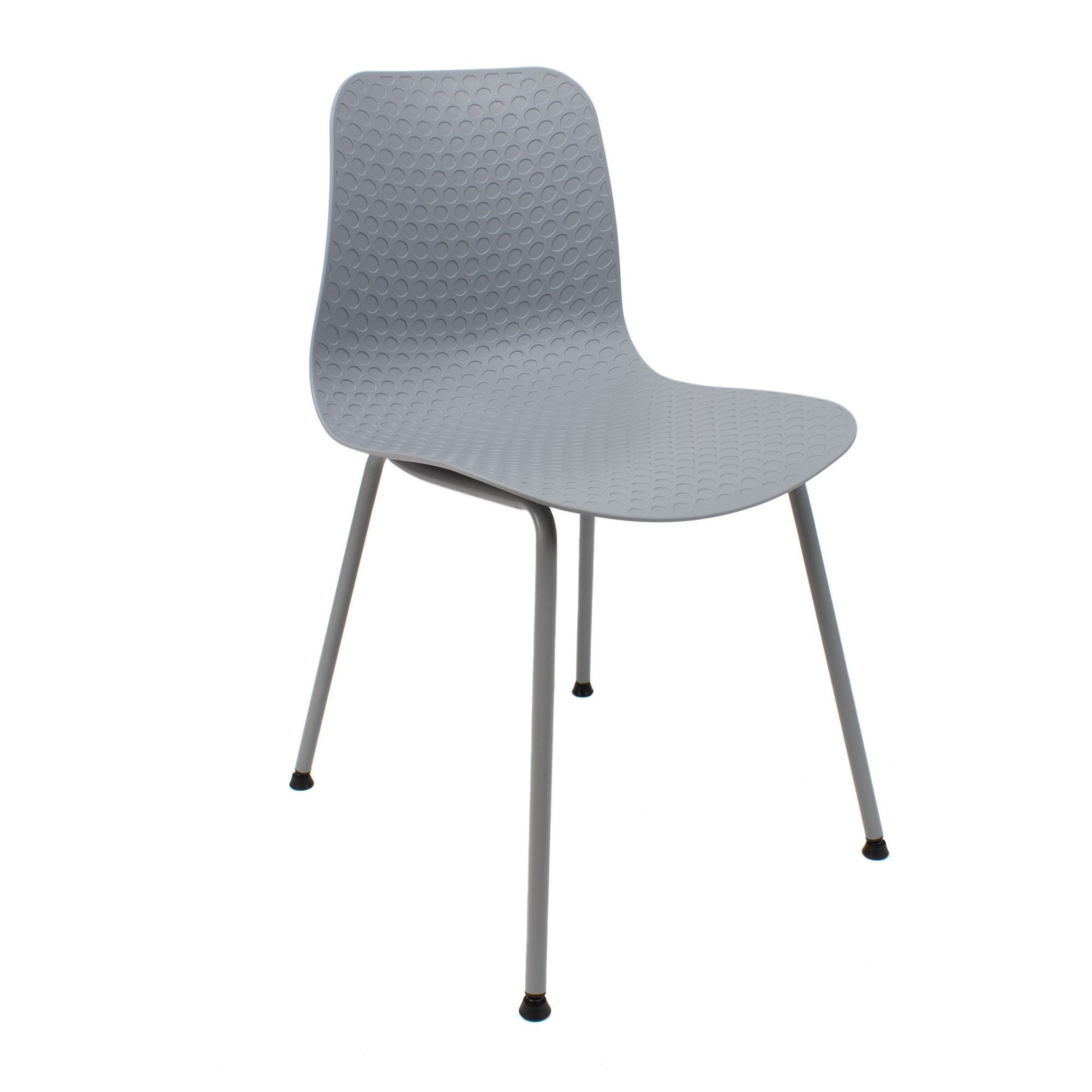 The Secret Home - Pack de 1 Silla de Comedor de Diseño Moderno - Pvc/metal - Ideal Salón