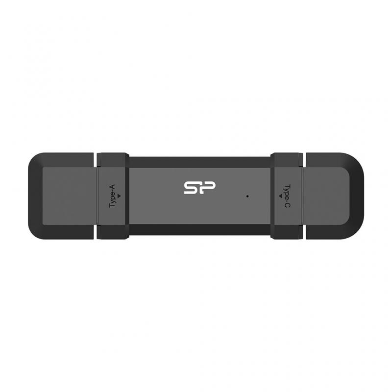 Silicon Power DS72 unidad flash USB 500 GB USB Type-A / USB Type-C 3.2 Gen 2 (3.1 Gen 2) Negro