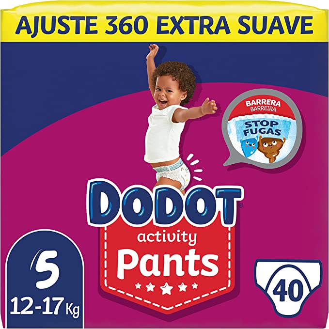 Dodot - Dodot Activity Pants Pañales Bebé, Tallas 4,5,6. Pack Semanal
