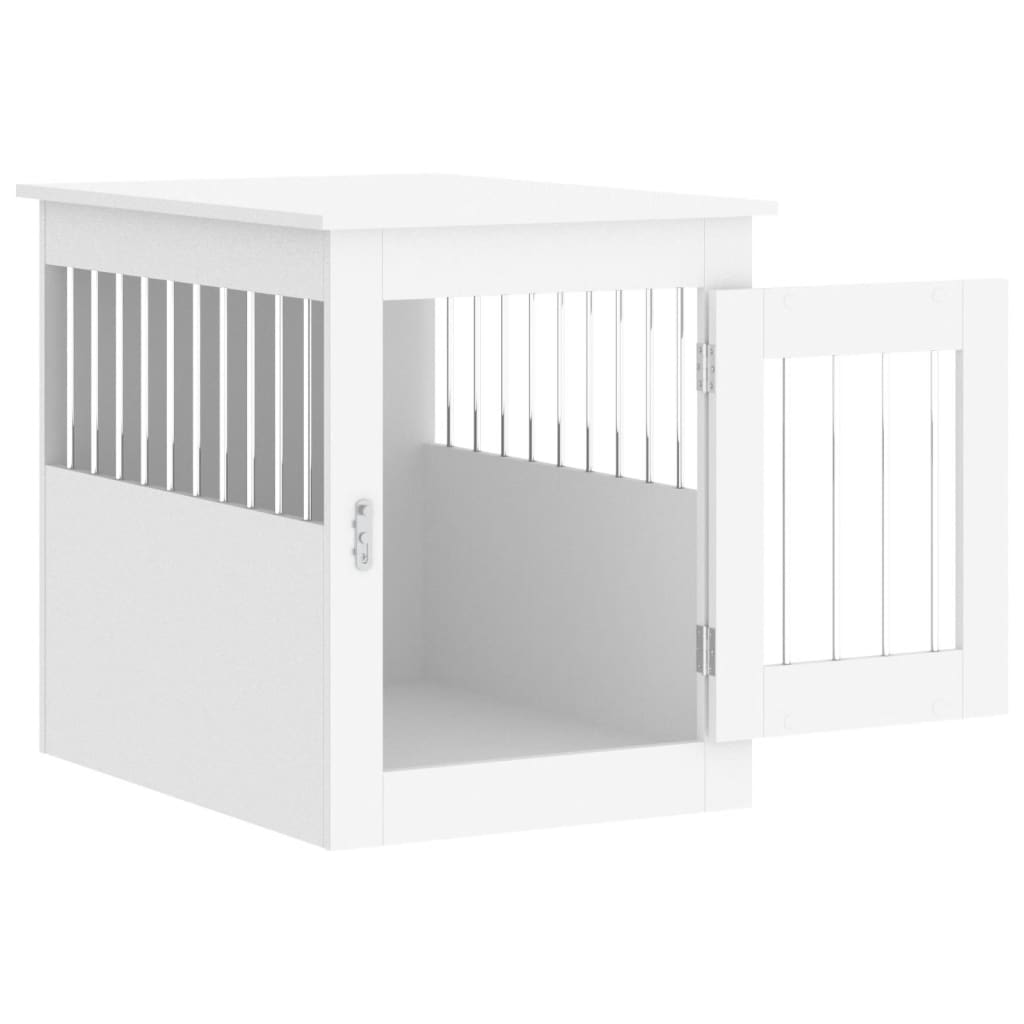 vidaXL Jaula para Perros Caseta Perrera Refugio Madera de Ingeniería Color Roble Sonoma,  Blanco,  Gris sonoma y mas