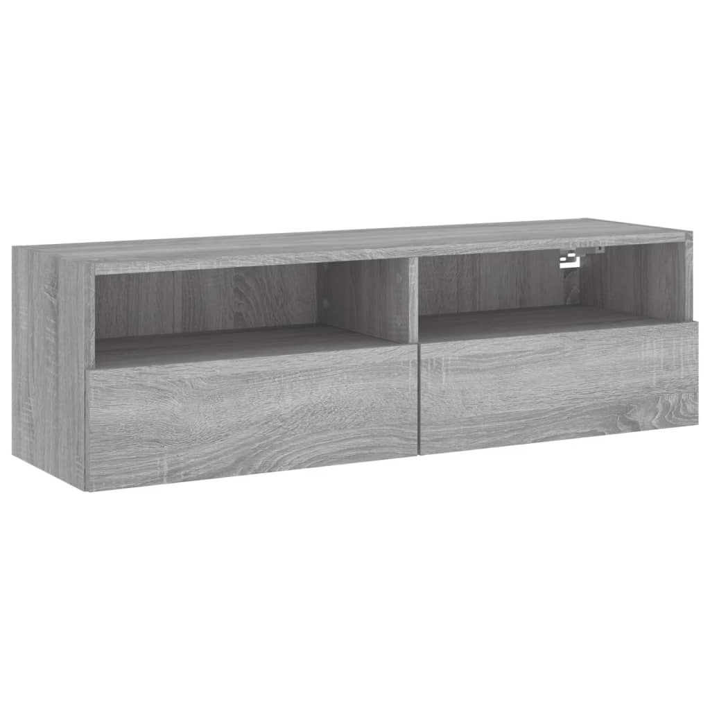 Vidaxl Mueble de Pared TV Madera Ingeniería 100x30x30 Cm