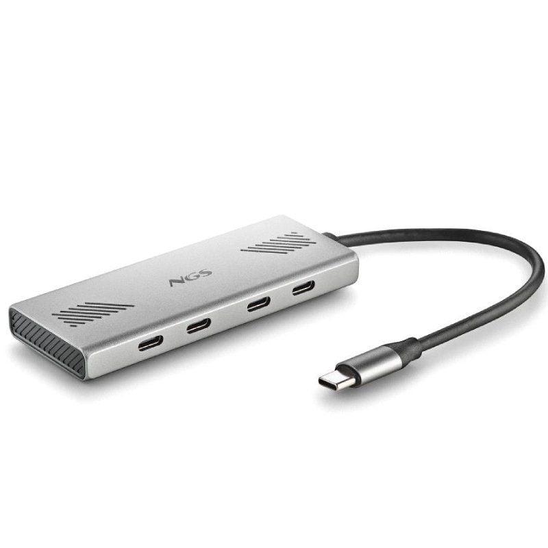 Concentrador USB Tipo-C NGS Wonder4-C 4x USB Tipo-C
