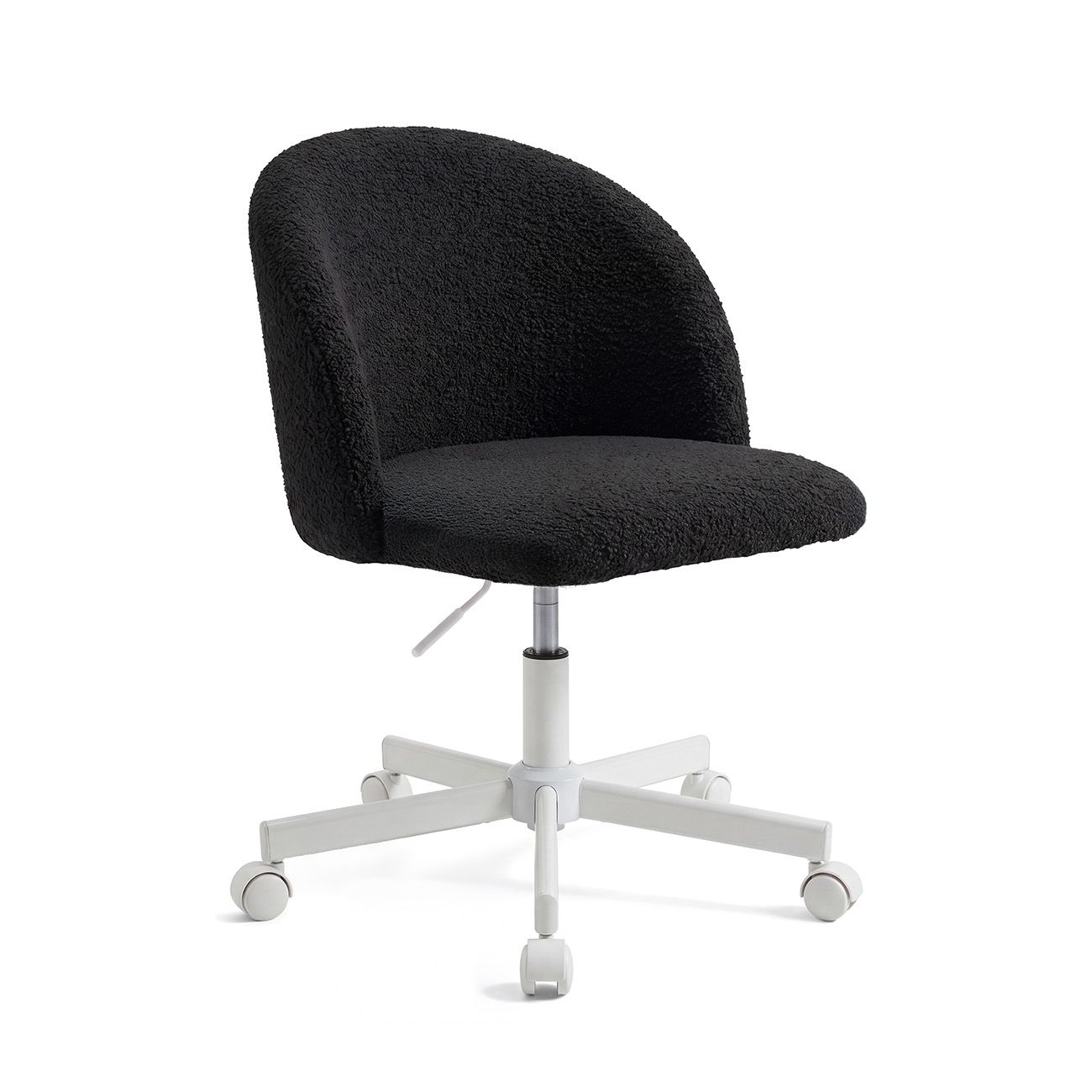 Silla de escritorio tapizada en borreguito 76-89,5 cm Candy
