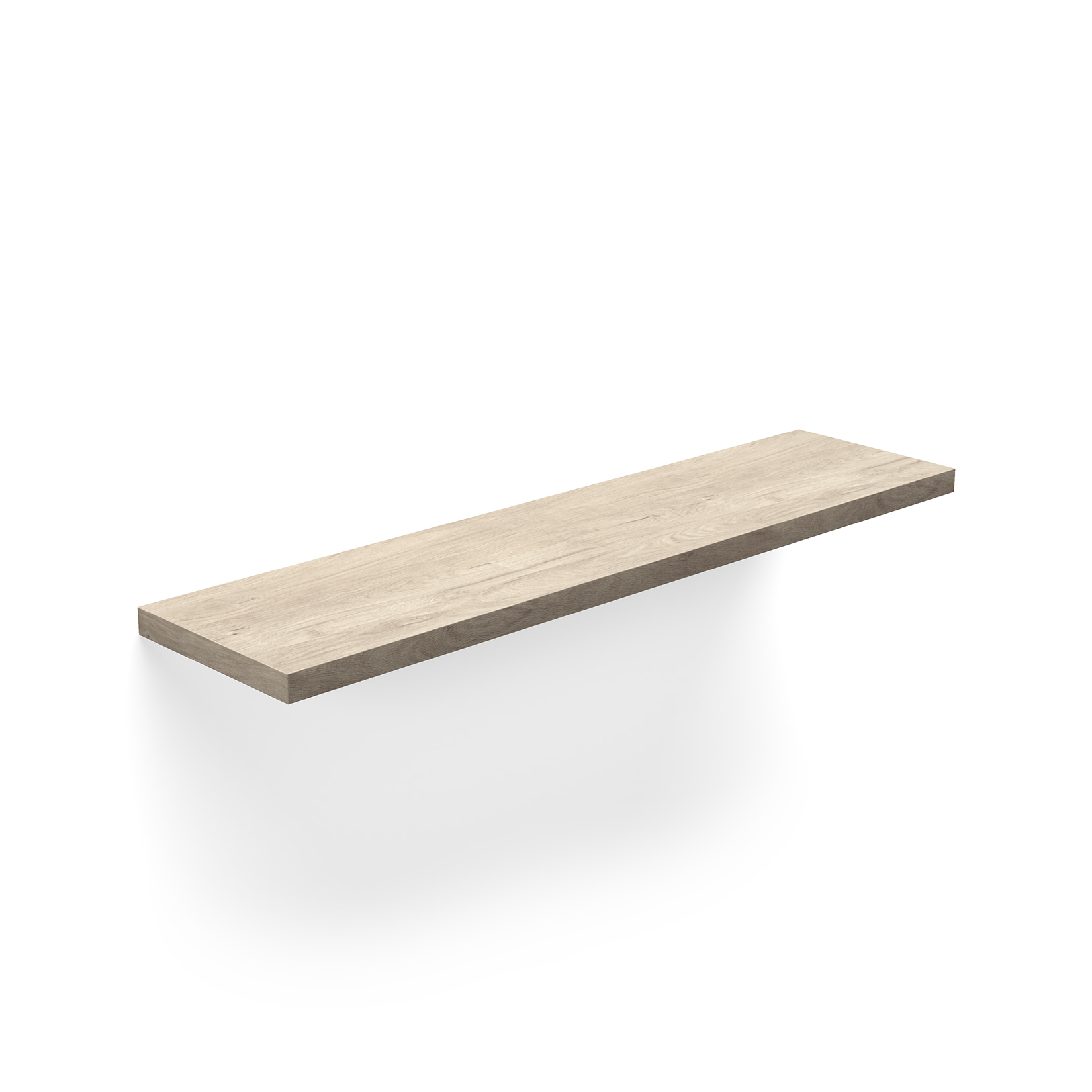 Estante suspendido de Herdasa, modelo LINE de melamina, 90x18cm