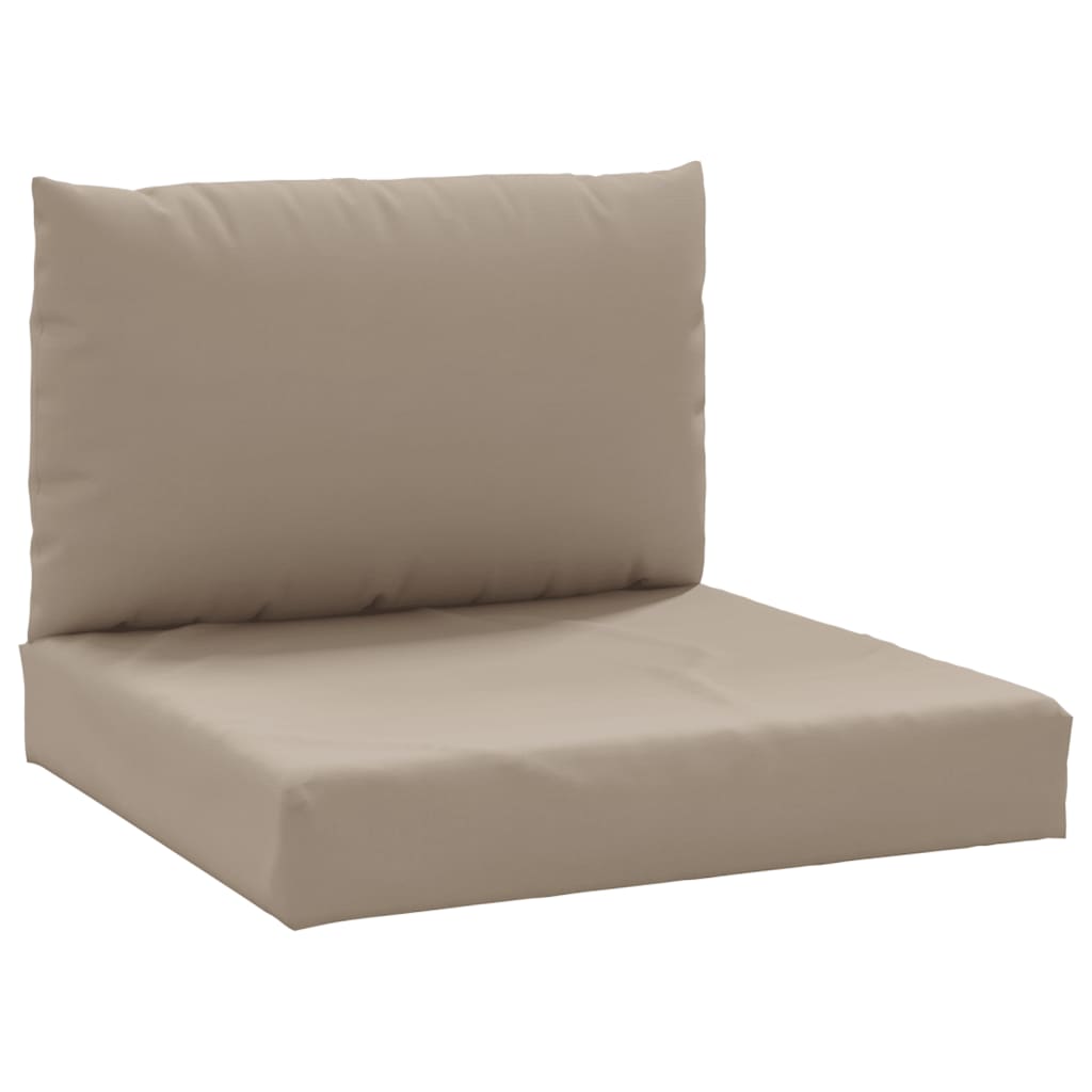 Vidaxl Cojines para Palets 2 Unidades Tela Color Antracita - Exterior