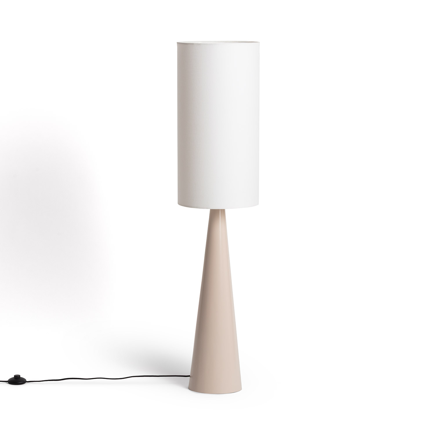 Ledkia Lámpara de Pie Metal Cambaca Beige