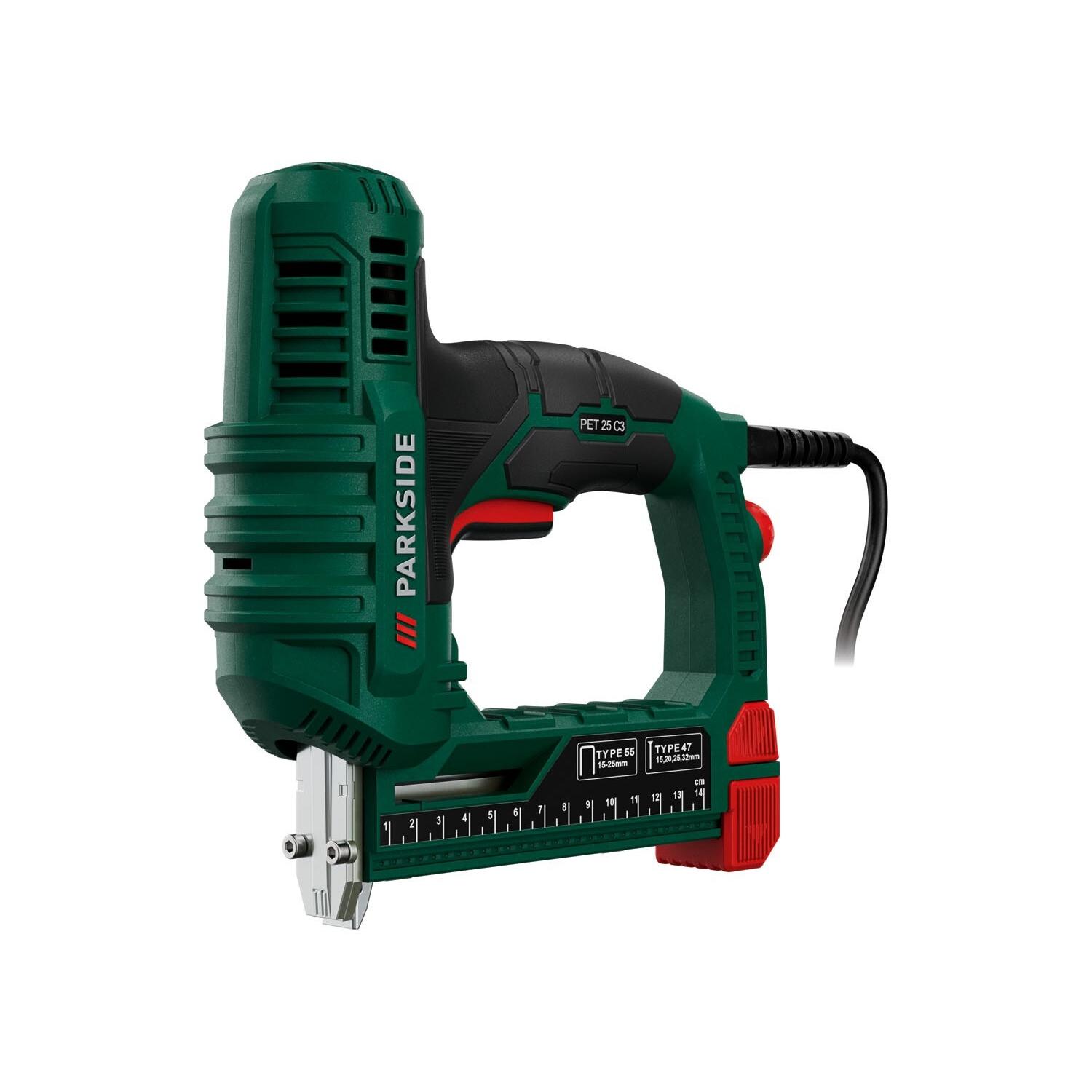 🛠️ Grapadora/Clavadora Eléctrica Parkside PET 25 C3
