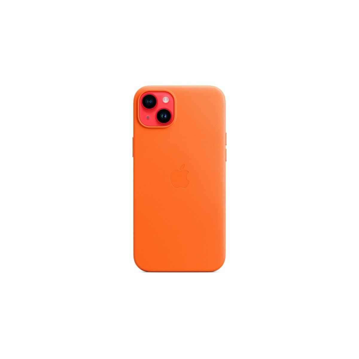 Apple Funda de Piel con MagSafe para el iPhone 14 Plus - Naranja - MPPF3ZM/A