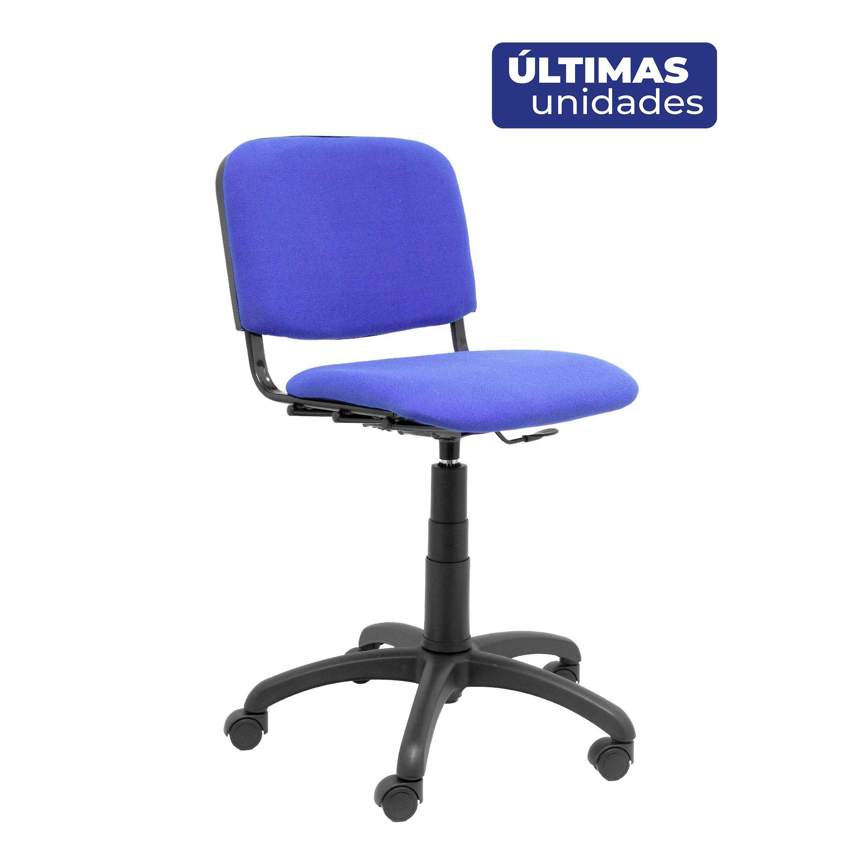 Piqueras Y Crespo Silla de Oficina Ergonómica Regulable en Altura y Giratoria 360 - Azul