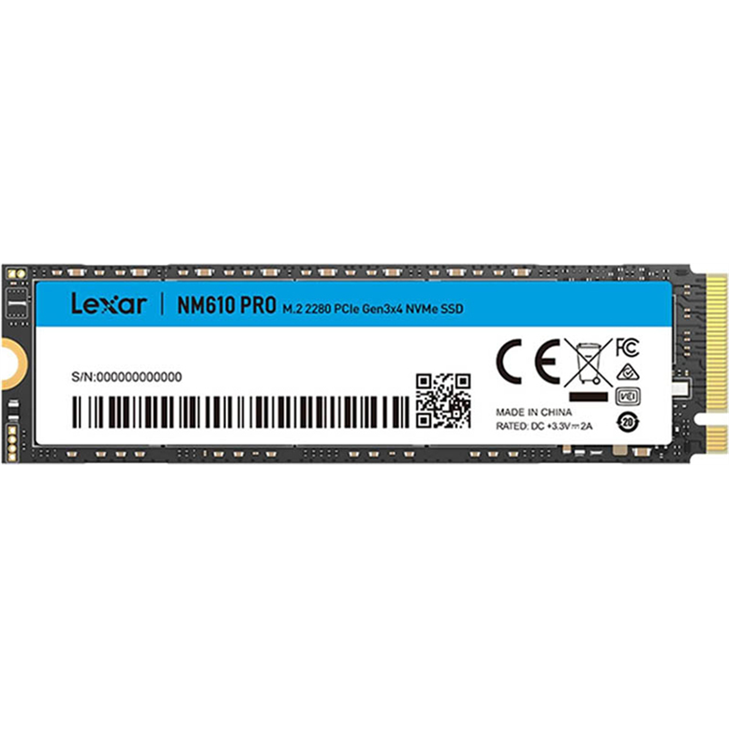 Lexar NM610 PRO 500GB NVMe PCIe Gen3x4