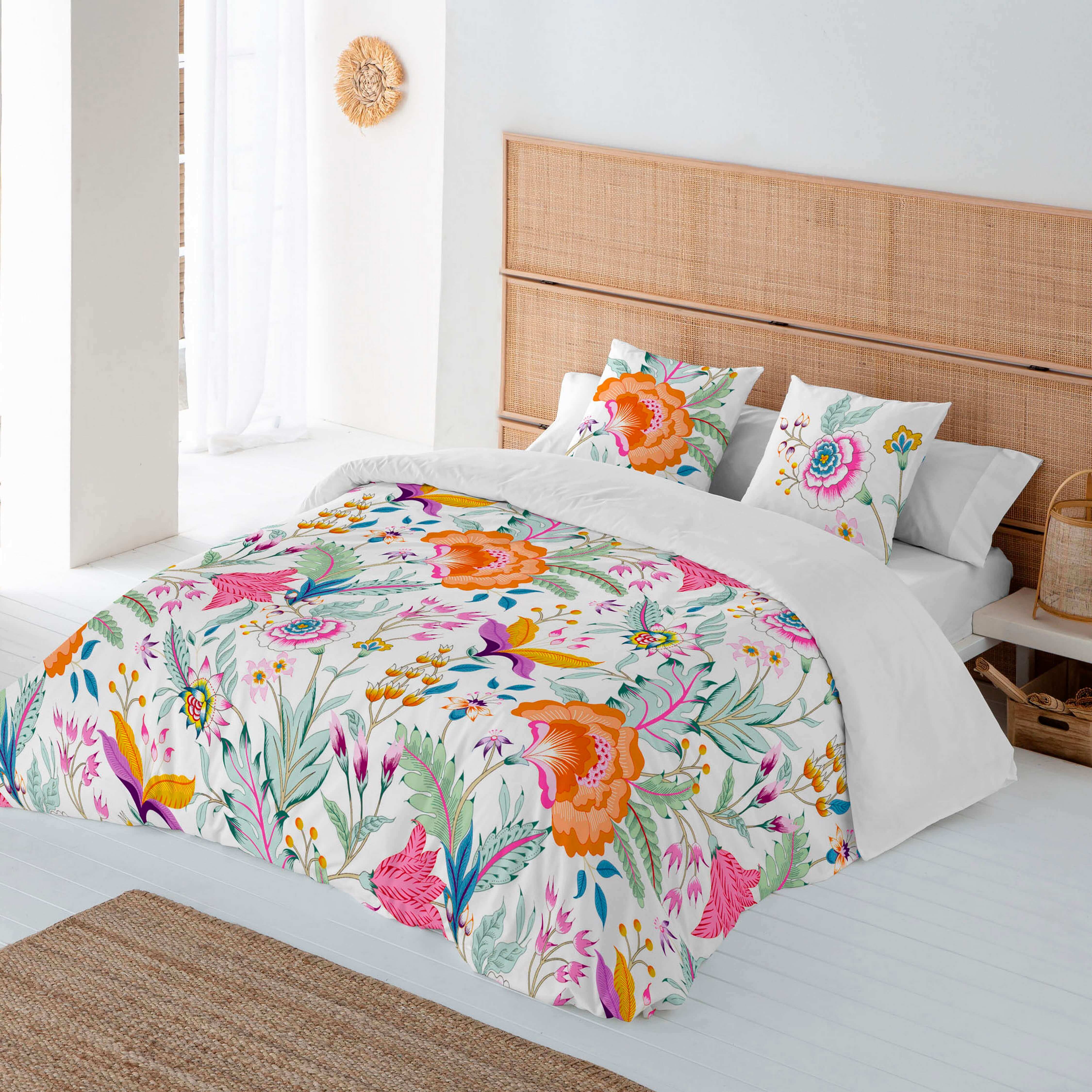 ICEHOME - Funda Nórdica Estampada 100% Algodón Extrasuave - Juego de Cama 2/3 Piezas Funda de Edredón y 1 o 2 Fundas de Almohada - Cama 90/135/150/180 - Fabricado en España