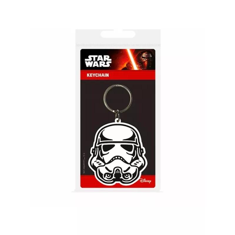 PYRAMID - Llavero Star Wars - STROMTROOPER - Material caucho de alta calidad - Ideal para los fans de los Star Wars