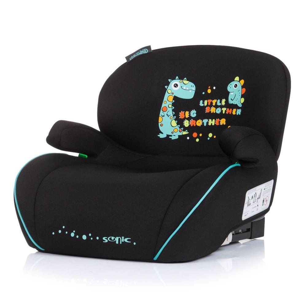 CHIPOLINO Alzador infantil para coche SONIC i-Size (125-150 cm) con ISOFIX de Chipolino