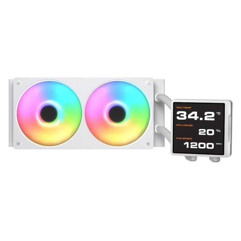 Refrigeración Líquida Cougar CGR-PSDVPRGB-W-240 240mm 2 Ventiladores RGB Blanco
