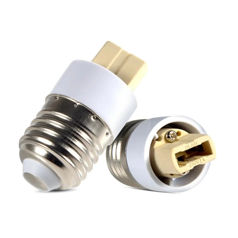 CABLEPELADO Adaptador de Casquillo E27 a G9, Convertidor de Base, Soporte para Bombilla, 220-240V, Corriente 2A, Potencia Máxima 60W, 1 Unidad
