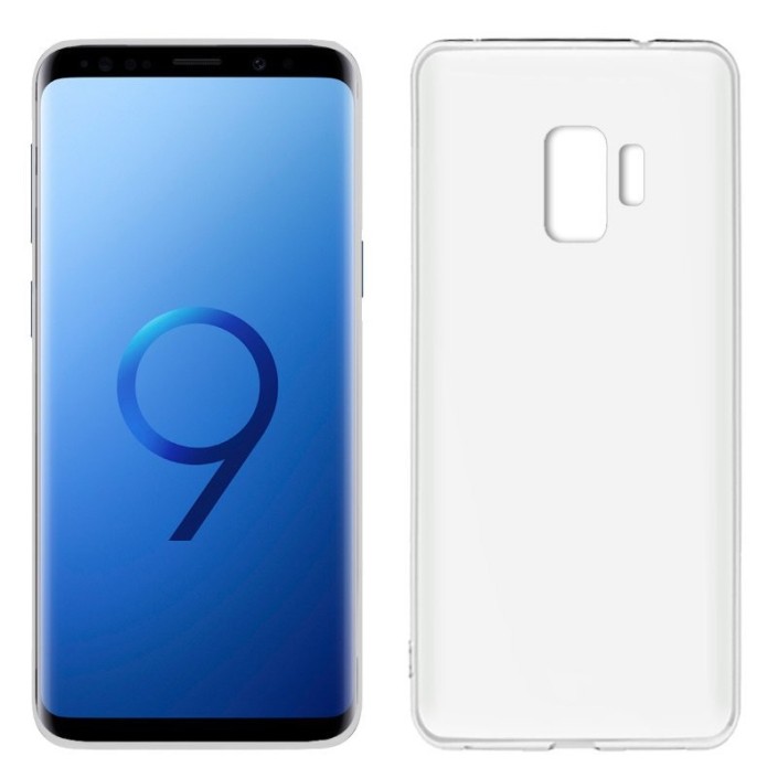 Funda Silicona Samsung Galaxy S9 Transparente EF-QG960TT