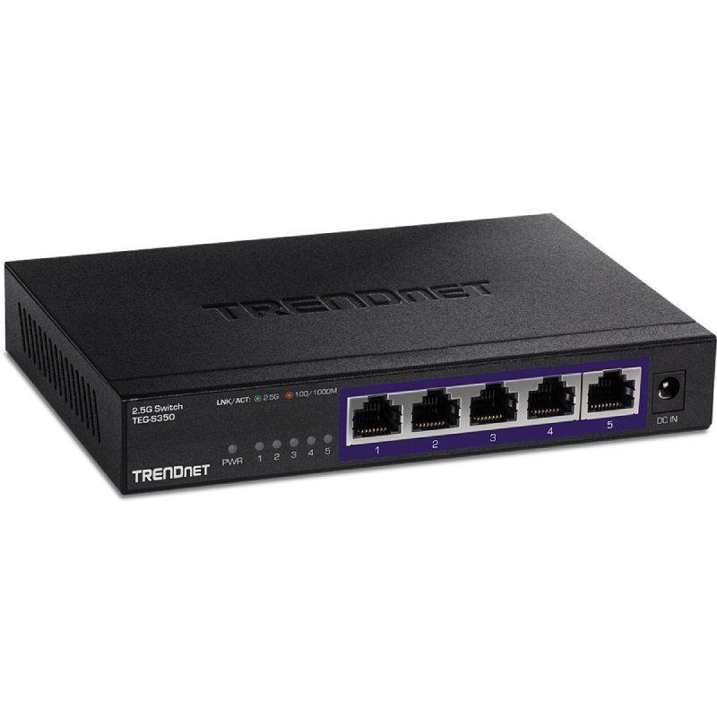 Conmutador TRENDnet TEG-S350 Switch 5 Puertos Gigabit