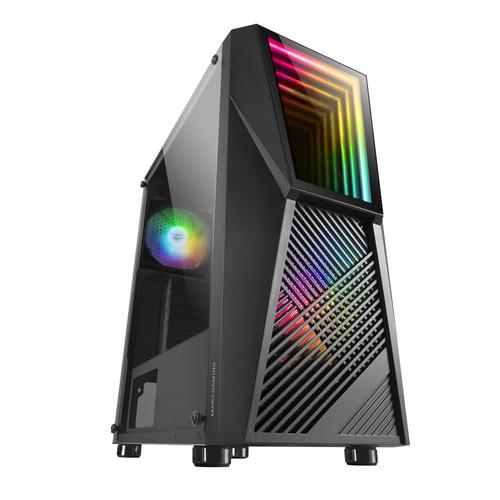 Mars Gaming MC777 Caja de ordenador ATX - Iluminación ARGB - Negro