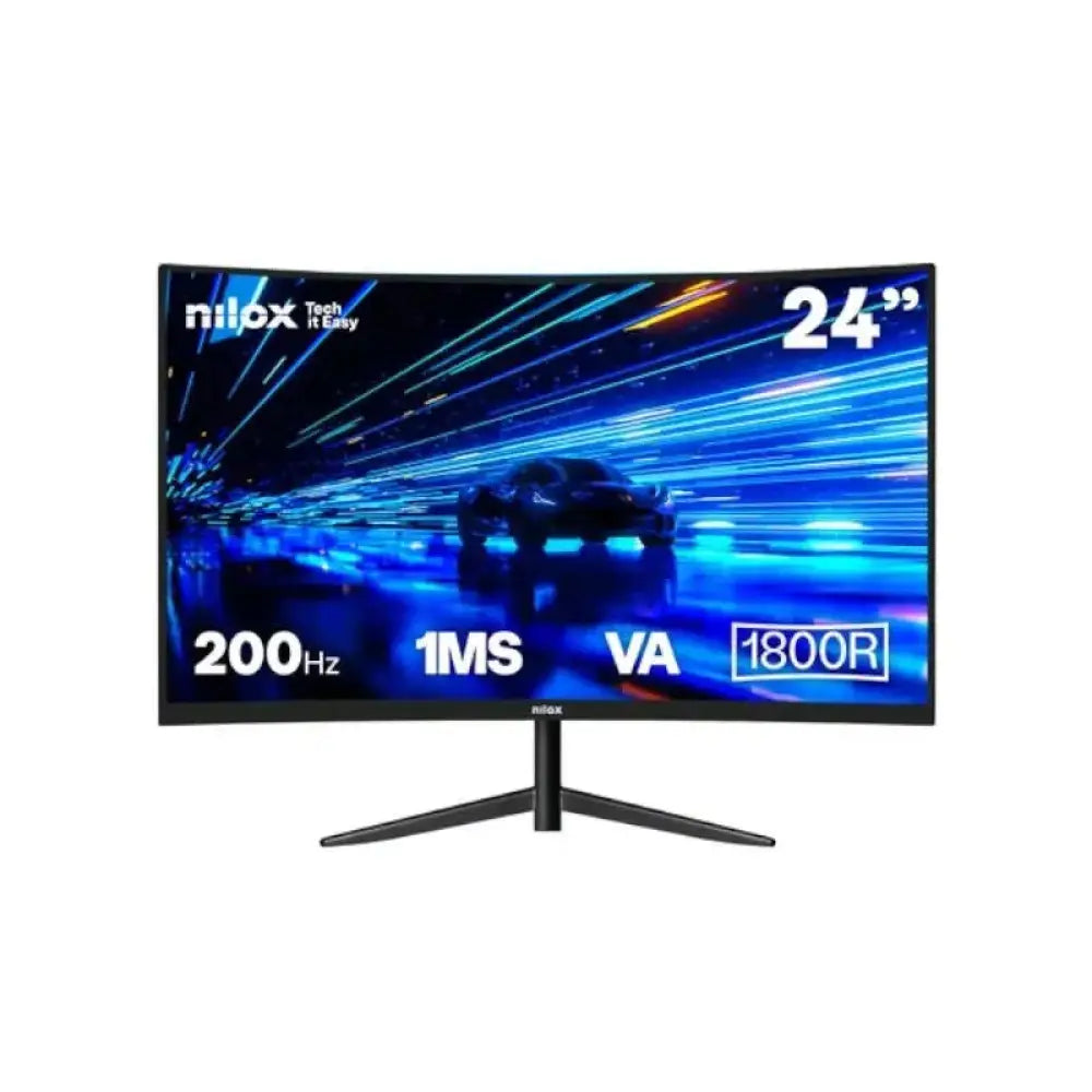 Monitor Nilox NXM24CRV2001 Curvo 24'' VA Full HD 200Hz 1ms HDMI DP VESA