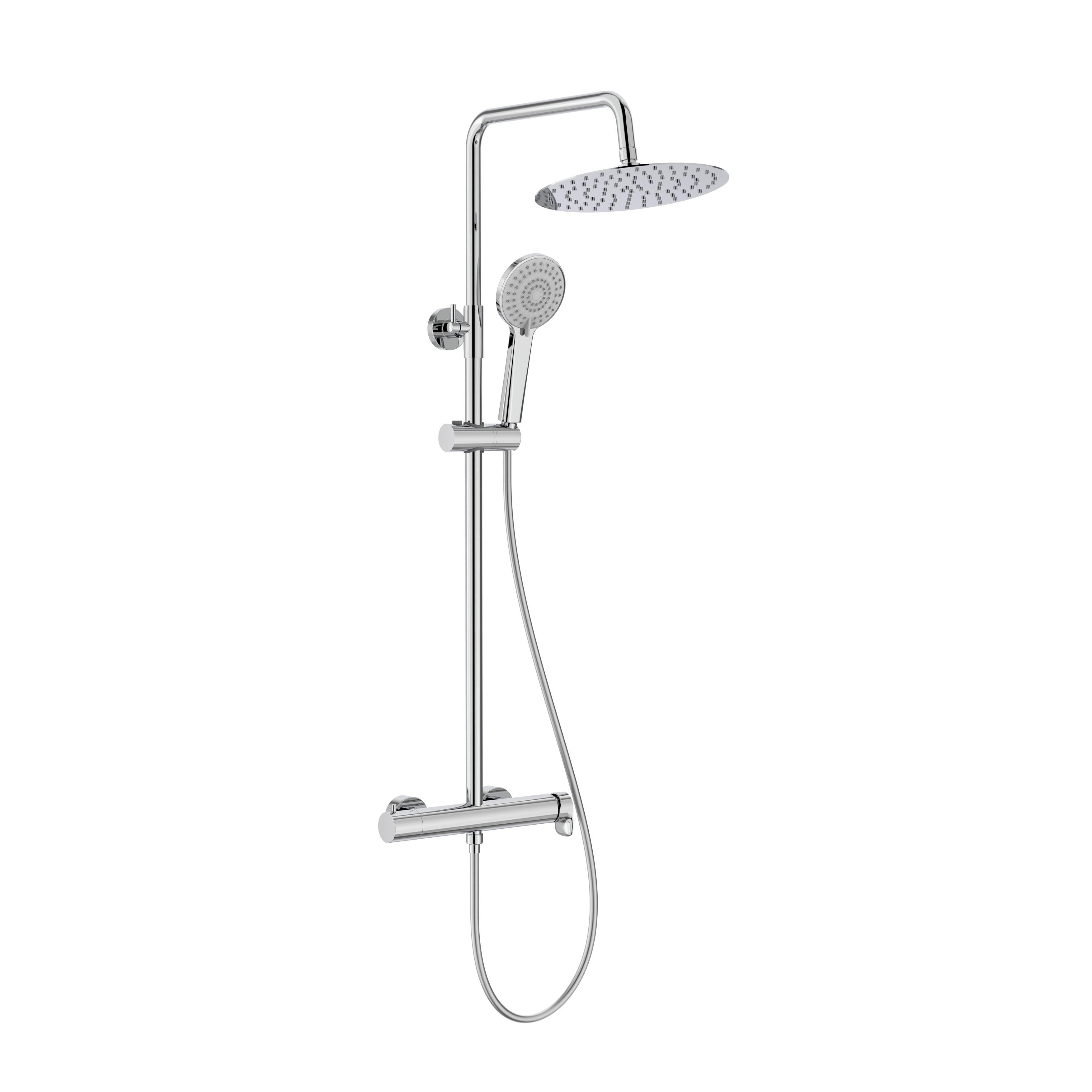 ROCA A5A9A6EC00 VEGA PLUS ROUND Columna De ducha Monomando Cromo - ref: A5A9A6EC00