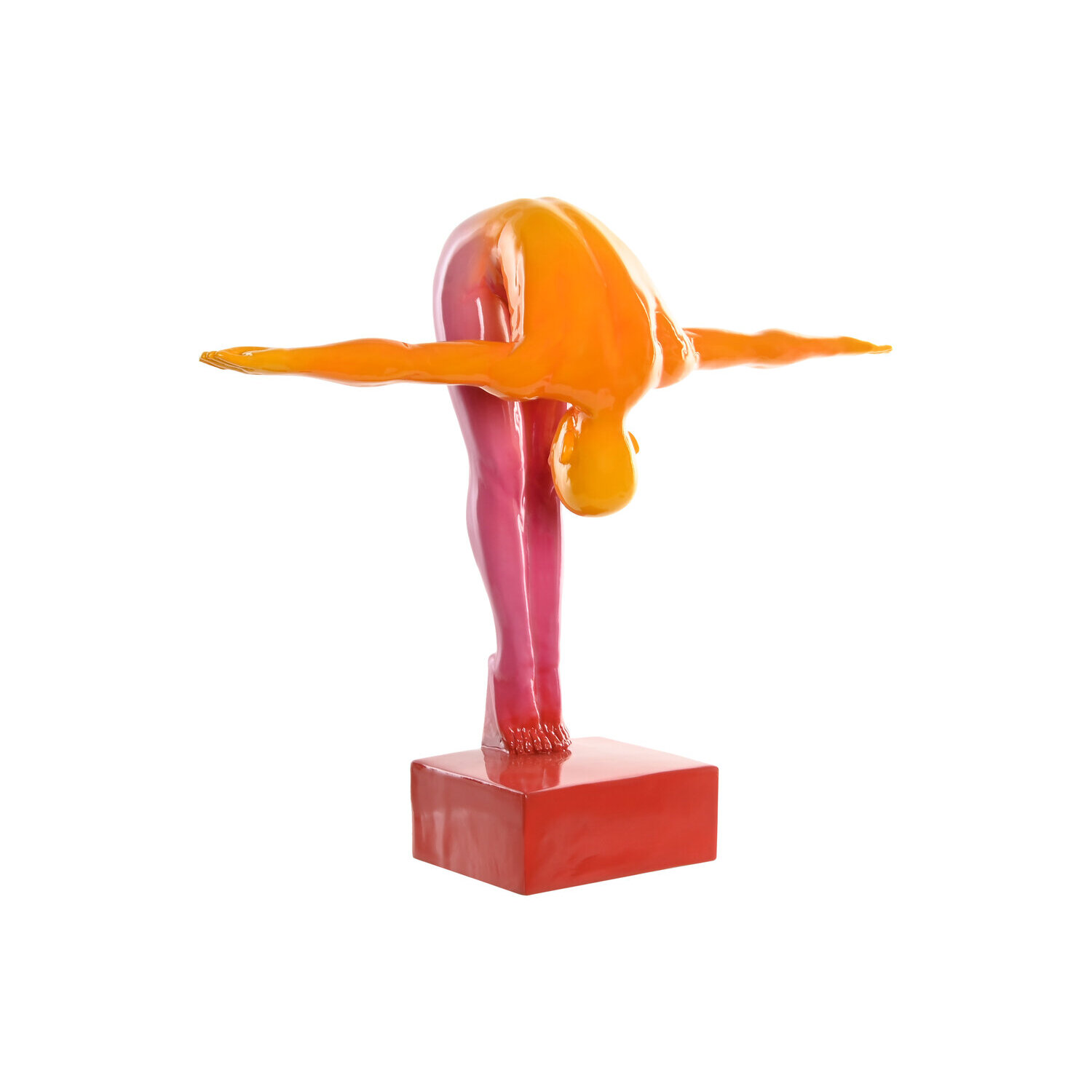 Figura resina 55x17x45 atleta multicolor , El mejor complemento para tu hogar.