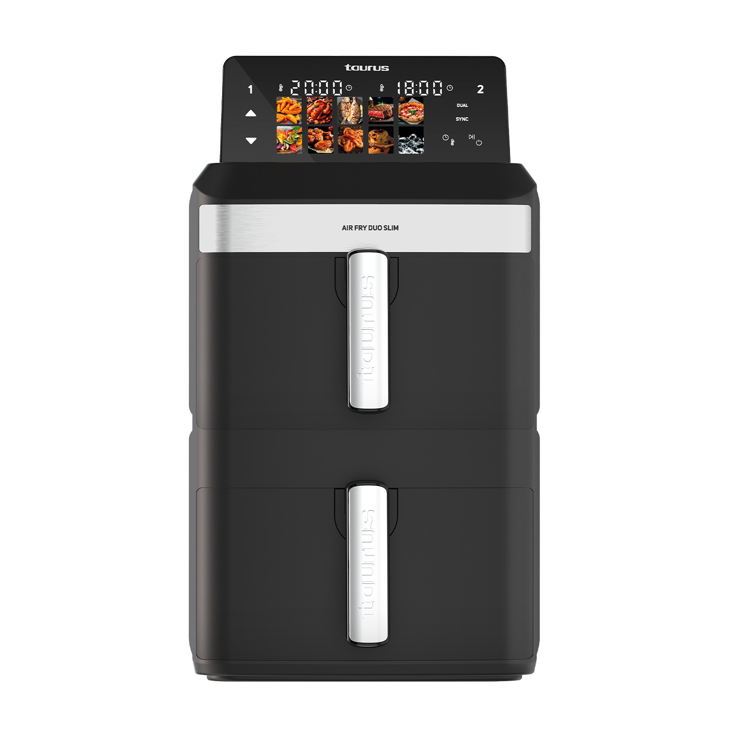 FREIDORA DE AIRE TAURUS AF2602D AIR FRY DUO SLIM 973002 - De aire, sin aceite