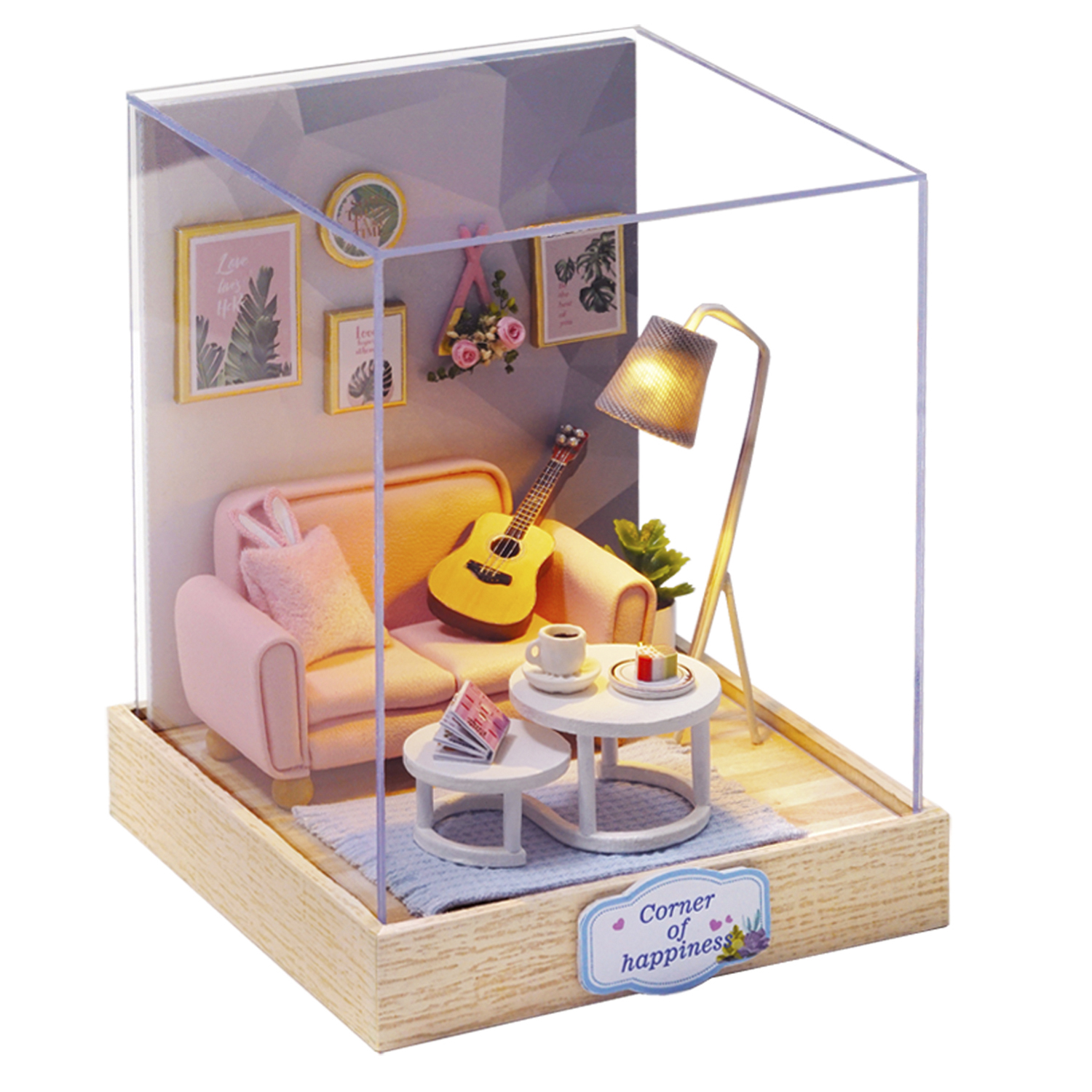DAM. Maqueta miniatura 3D Tea Time 9x9x11,5 cm. 9x9x12cm.