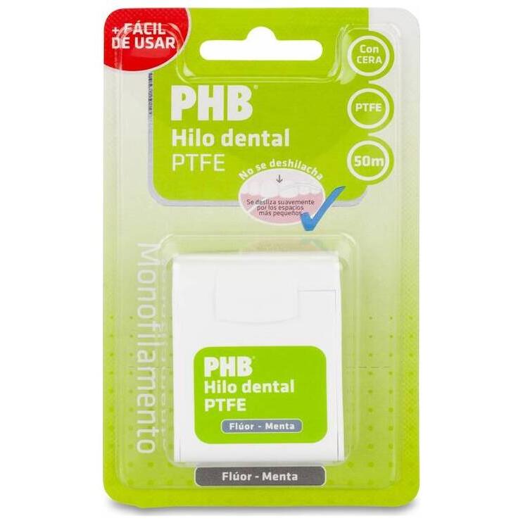 Phb Hilo Dental Flúor-Menta Con Cera, 50 Ml