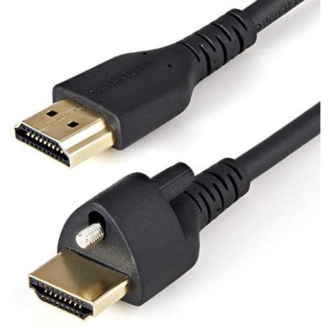Startech.com Cable HDMI 2.0 de 2 M con Conector de Bloqueo Superior