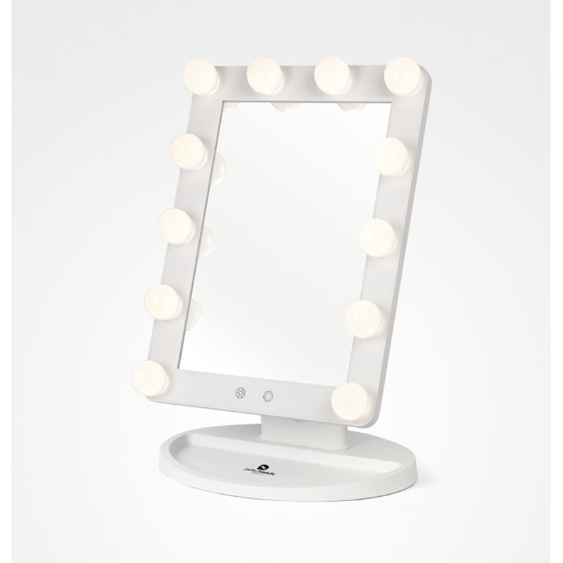 Perfect Beauty - Espejo de Luz LED Táctil de Mesa Perfect Beauty Light Stage, Color Blanco