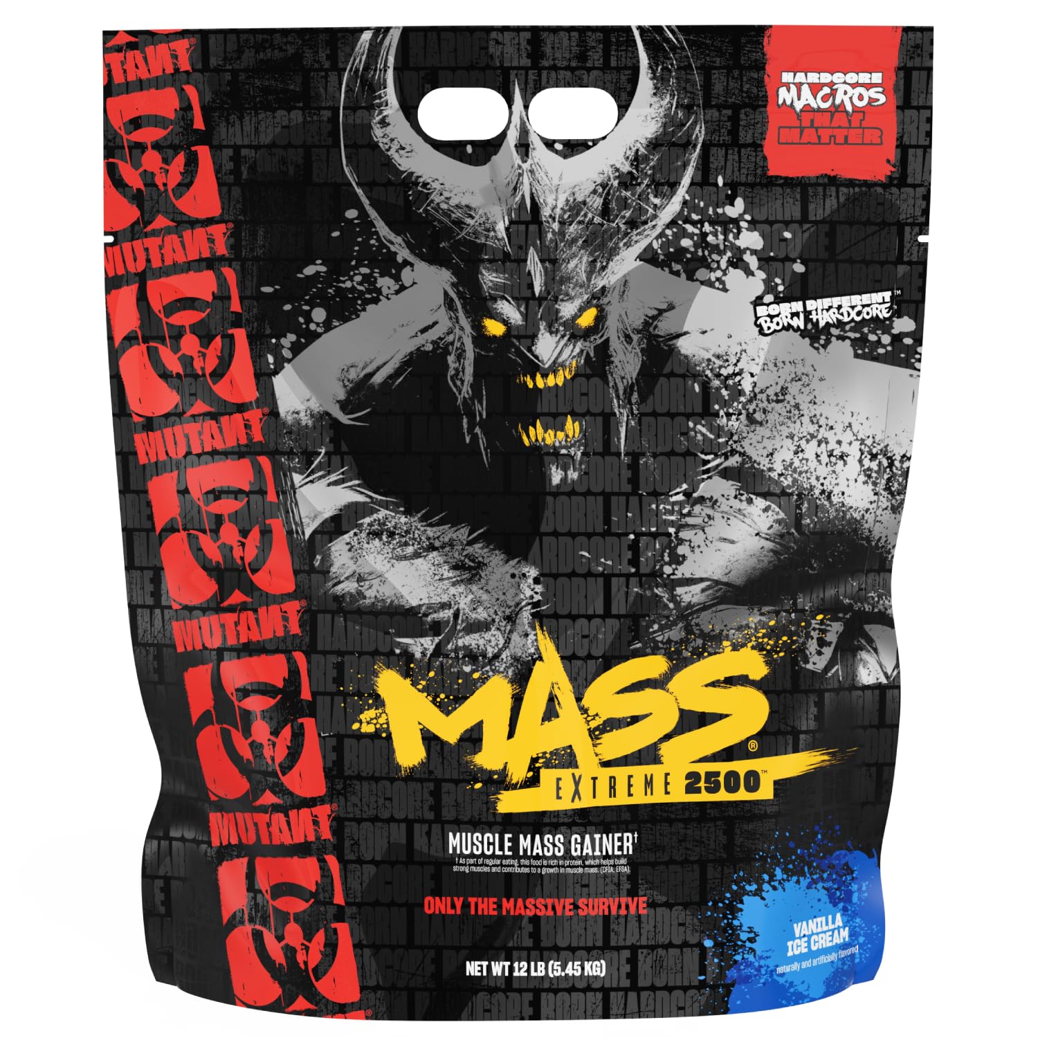 Mutant Mass Extreme 2500 - 5,44 Kg, Ganador de Masa Muscular