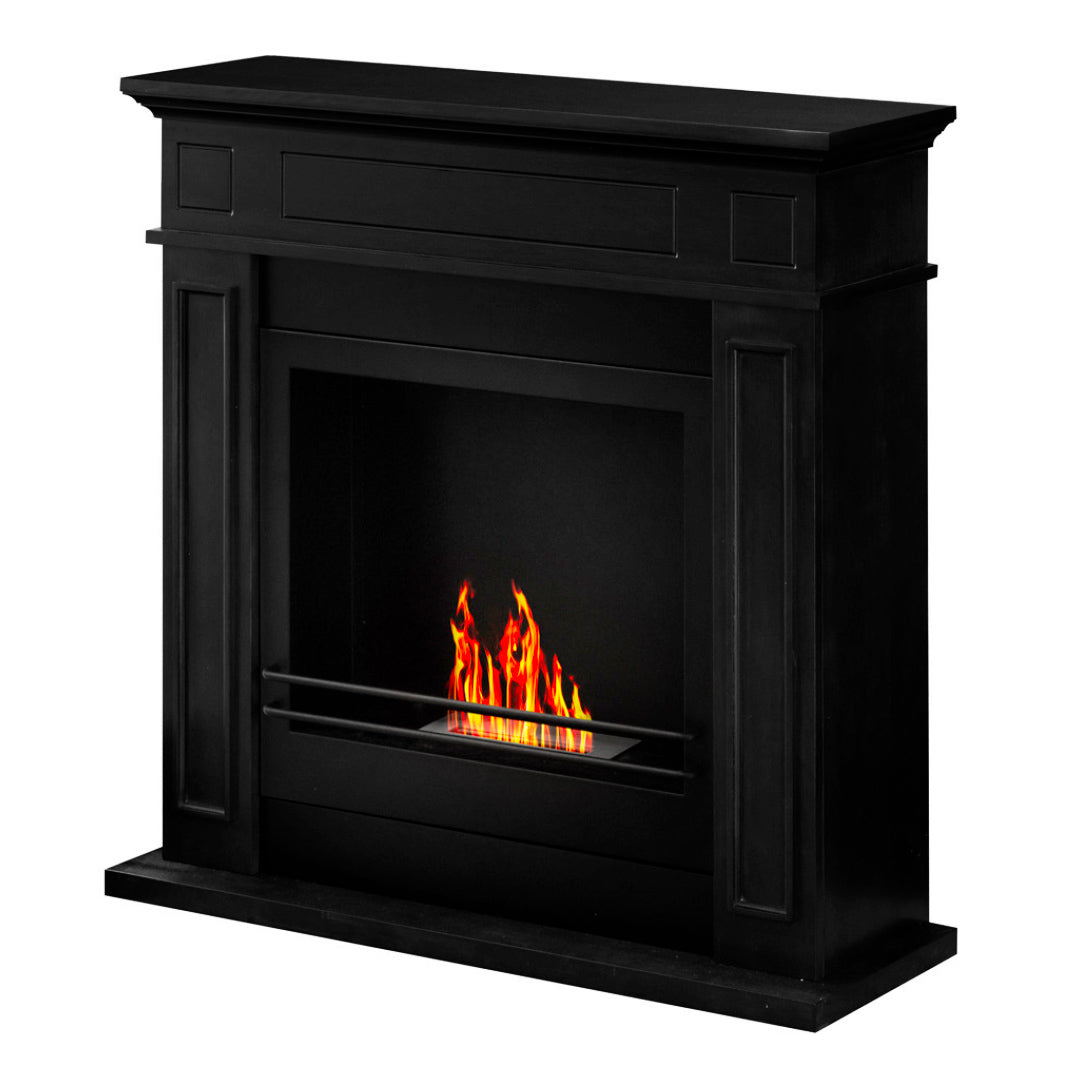 Chimenea de bioetanol biochimenea de suelo JEFFERSON Negro L 89,5 x H 90,5 x D 28