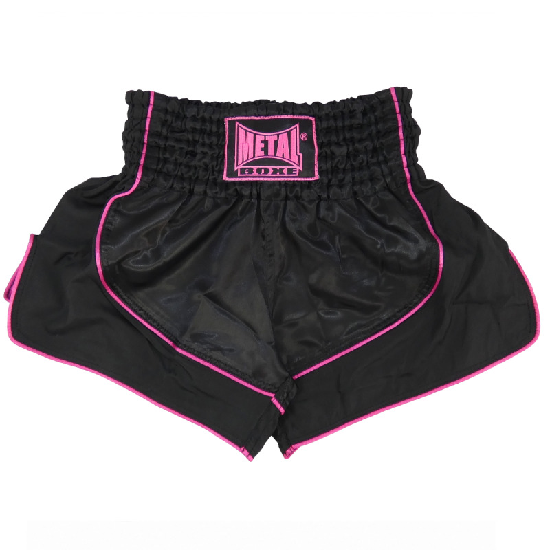 Metal Boxe Pantalón Corto De Boxeo Tailandés Para Es Mujer Mediano
